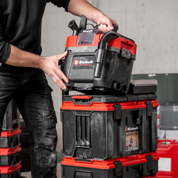 Фото - Пилосос для сухого прибирання з контейнером і мішком Einhell Professional TP-VC 18/10 Li BL 18В (2347155)